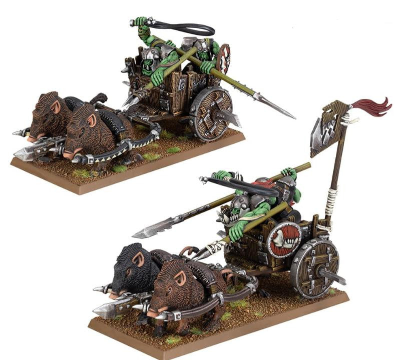 Games Workshop Orc & Goblin Tribes: Orc Boar Chariots